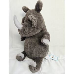 Authentic NWT Jellycat Roderick Rhinoceros Retired Stuffed Animal Nursery Decor